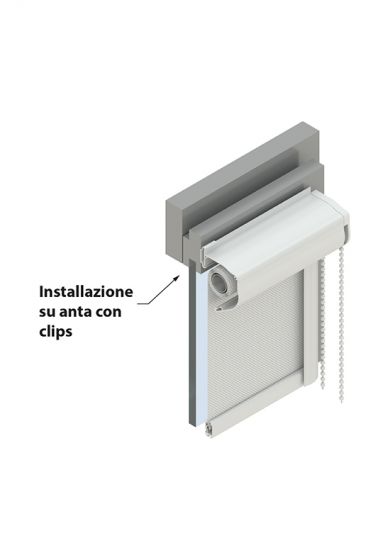 Tenda a Vetro Oscurante con Cassonetto - 18463