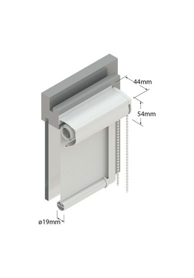 Tenda a Vetro Oscurante con Cassonetto - 18463