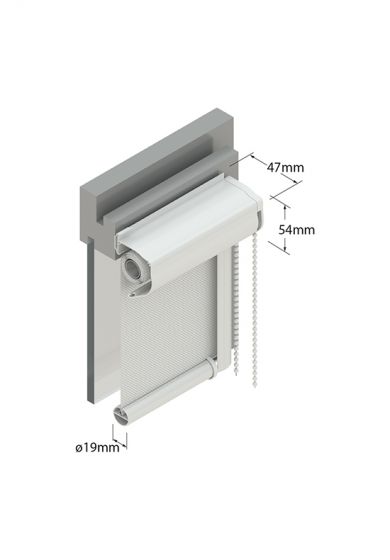 Tenda a Vetro Filtrante con Cassonetto - 18462