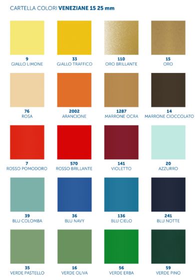 Tende alla veneziana da 25 mm - Motorizzata Wireless - 911