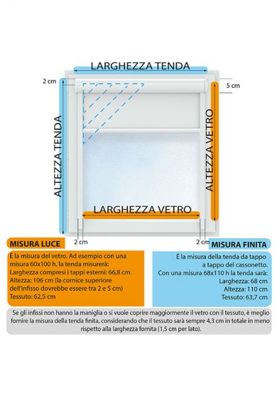 Tenda a Vetro Filtrante con Cassonetto - 18462
