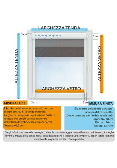 Tenda a Vetro Filtrante Day and Night con Cassonetto - 18464