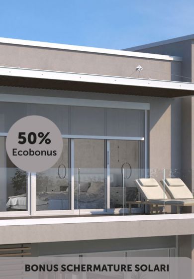 Tenda a Rullo per Esterno, Ingombro 120 XL, per una Larghezza fino a 18 mt - 17873