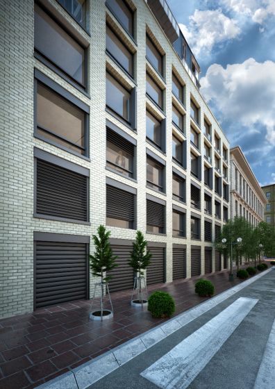 Frangisole con lamelle da 90 mm, modello a catena - 18679