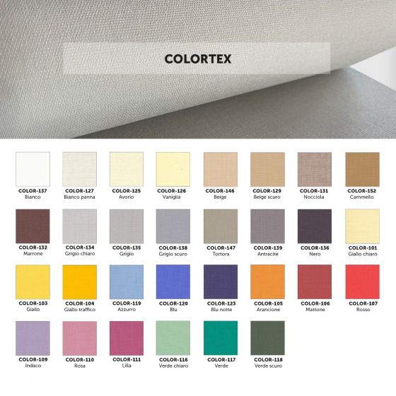 Tende a Rullo, tessuto Filtrante "Colortex", 30 Colorazioni - 1093