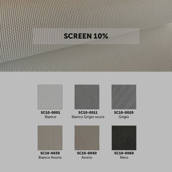 Tende a Rullo, tessuto Filtrante Microforato "Screen 10%" - 17911