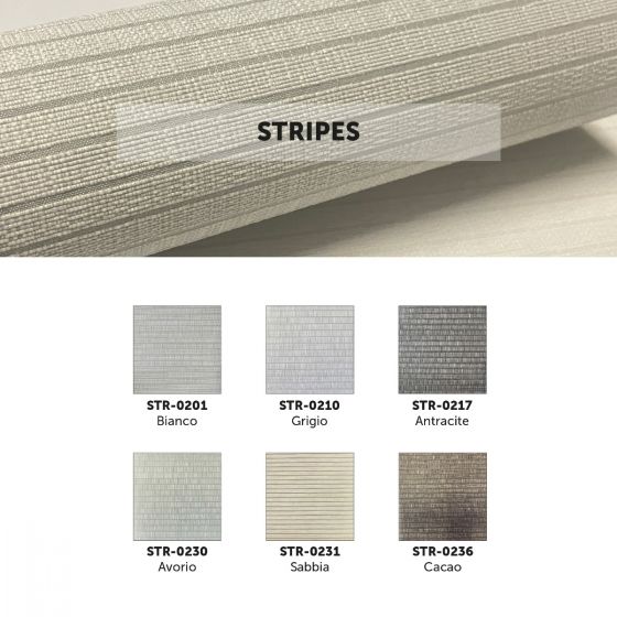 Tende a Rullo Decorative, tessuto Filtrante "Stripes" - 18319