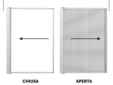A molla: solo chiusa o aperta, con molla di ritorno