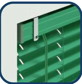 Supporto centrale per veneziane da esterno 35 e 50 mm