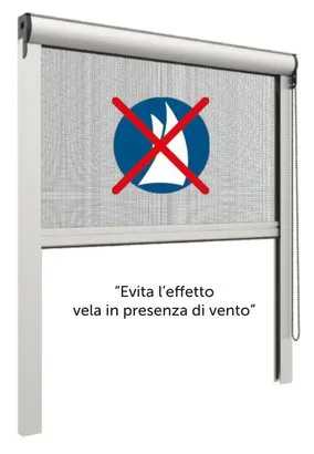 A catena con aggancio magnetico: la rete resta tesa e non fa «vela» con il vento