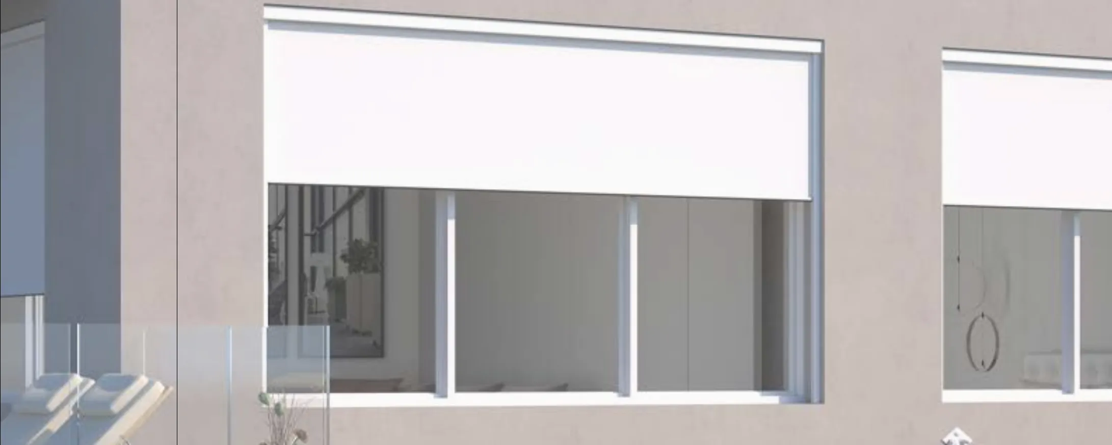 Tende a rullo da esterno: installate a protezione di ampie vetrate